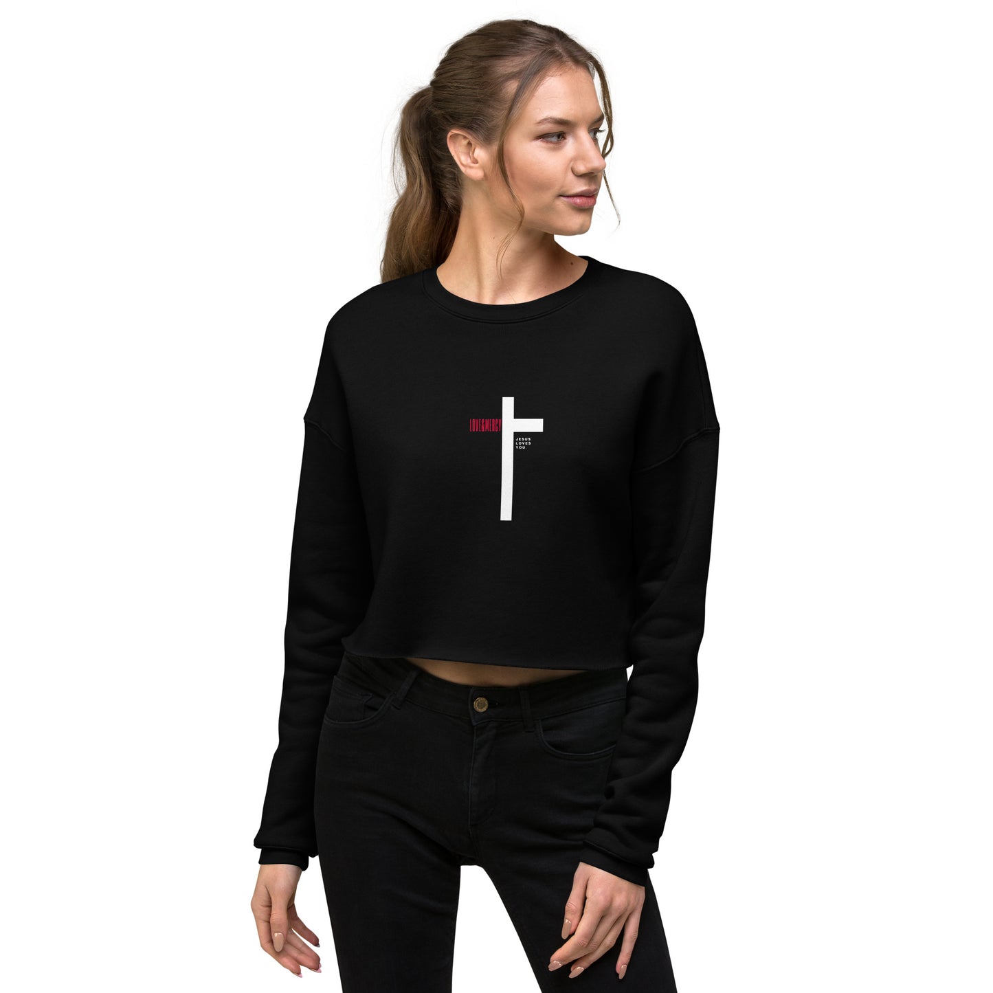 Love on the Crop Sweatshirt